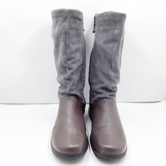 {Hotter}Mystery Suede & Leather Boots - Picture 3 of 15